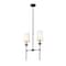 Z-Lite Emily 2 Light Island, Matte Black & Off White 3033-2L-MB - alternate 4